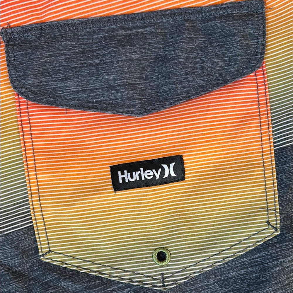 Hurley Men's Sunset Gradient Board Shorts Size 30 - Picture 3 of 7